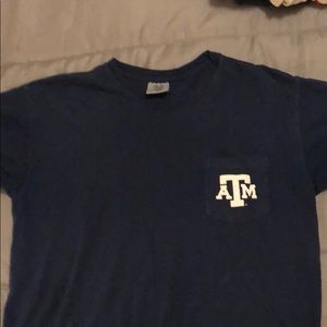 Texas A&M pocket tee